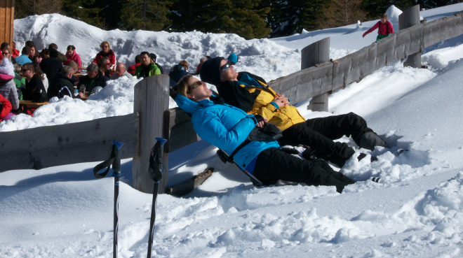 Winter Karner Almhütte